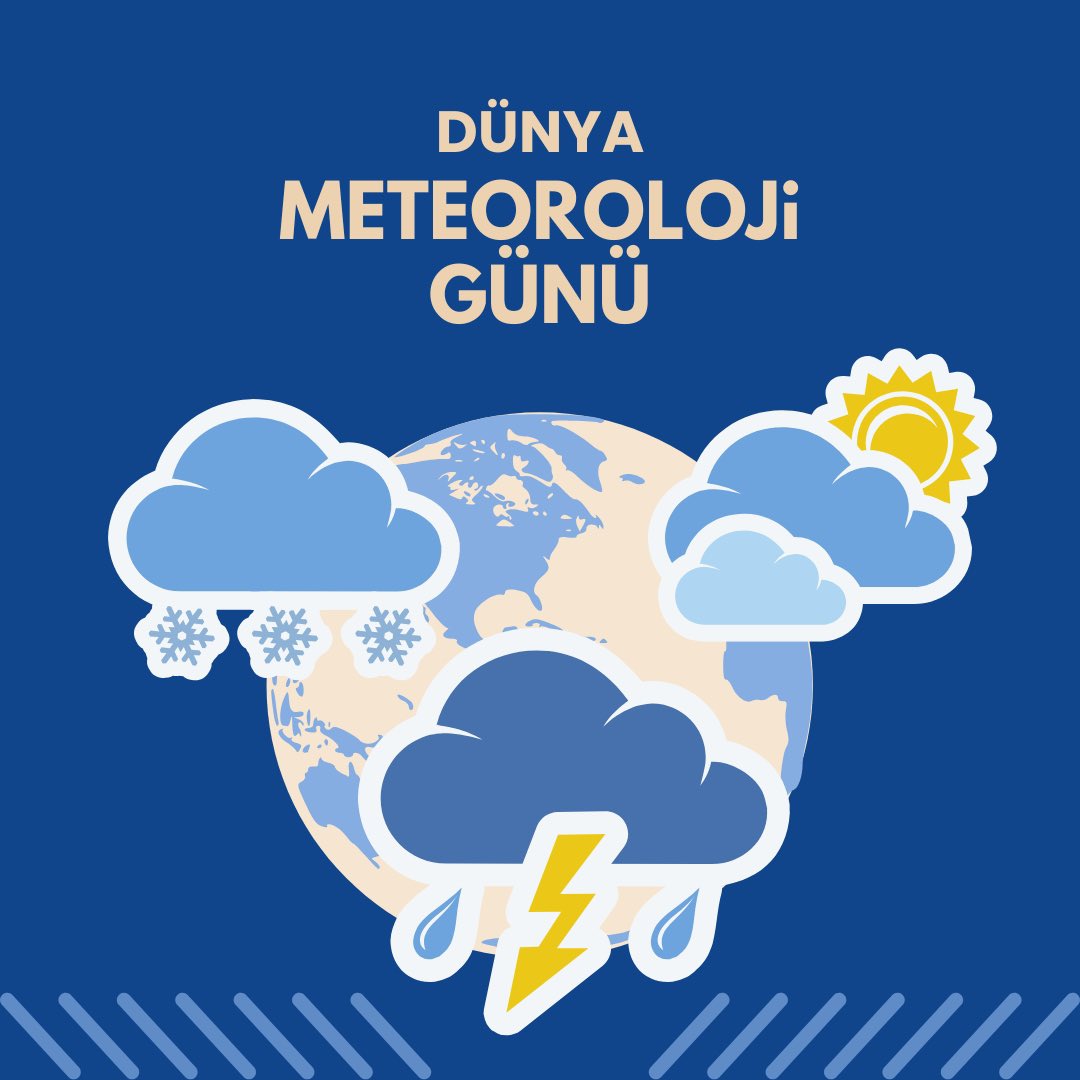 Meteoroloji, tarım sektörü için önemli bir yere sahiptir. #23MartDünyaMeteorolojiGünü’nü kutluyorum.