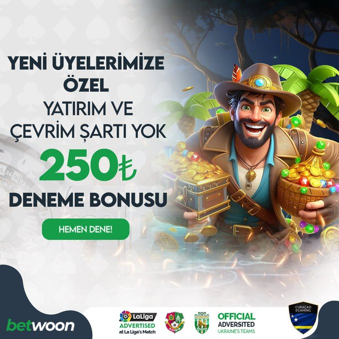 xBetwoon's tweet photo. 🎁 BETWOON'DAN YENİ ÜYELERE 250TL DENEME BONUSU!

Yatırım ve Cevrim Sartı yok !

➡️ Her Yatırımınıza extra FREESPIN hediye !

❤️ Freespin + Bonuslarımızdan yararlanabilirsiniz.

🌟 Günlük 10.000,000.00₺ Çekim İmkanı Sadece BetWoon'da

➡https://t.co/MYizsErQum https://t.co/T4MLrMM5SQ