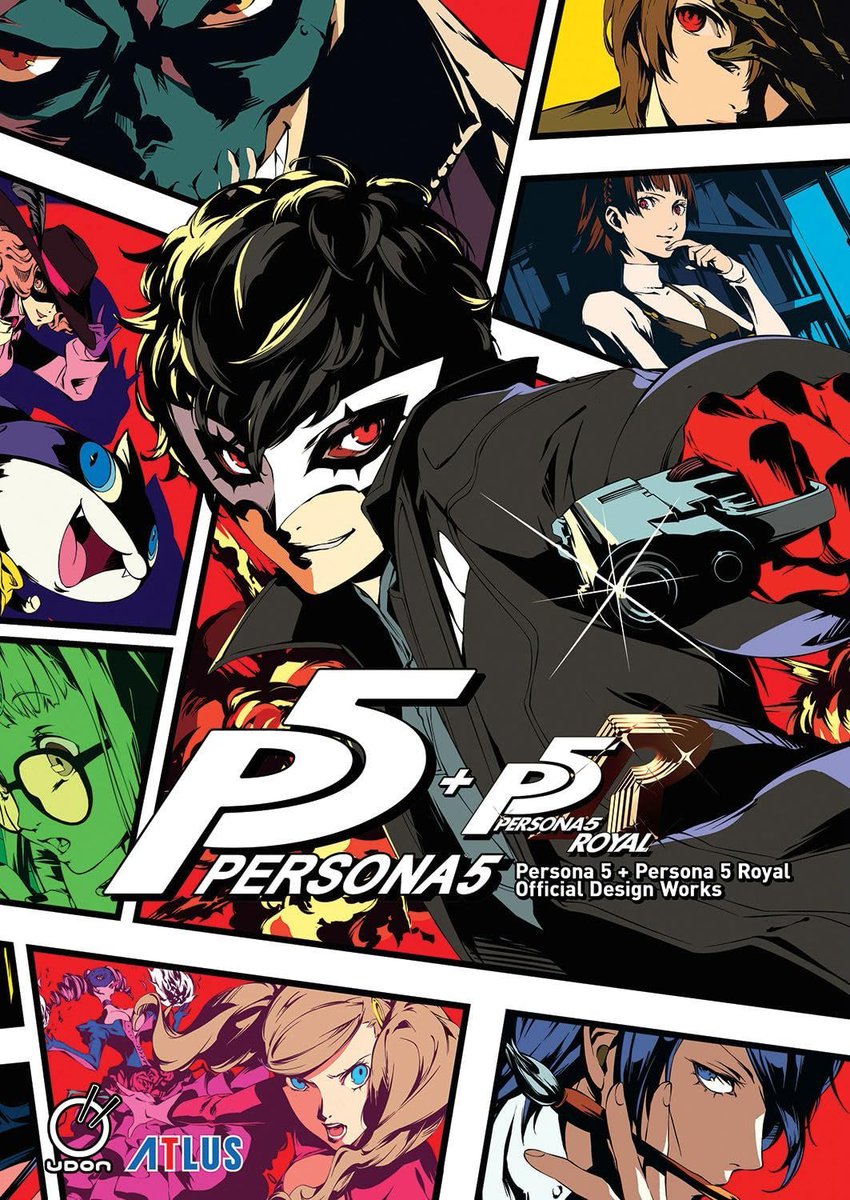 Wario64's tweet image. Persona 5 + Persona 5 Royal: Official Design Works hardcover book is $62.20 on Amazon (544 page) amzn.to/46rAqe6 #ad