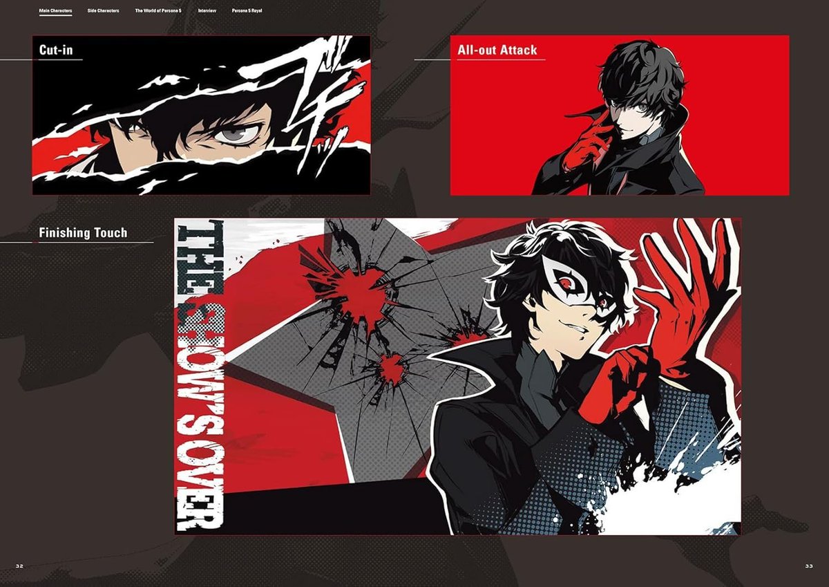 Wario64's tweet image. Persona 5 + Persona 5 Royal: Official Design Works hardcover book is $62.20 on Amazon (544 page) amzn.to/46rAqe6 #ad