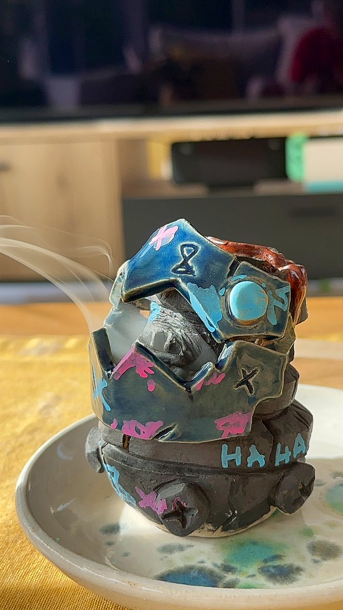 I guess I did it — I did my first ceramic incense burner chomper! More to come with lessons learned! <a href="/LeagueOfLegends/">League of Legends</a>