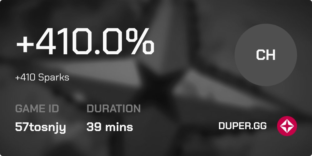 Check out my win on duper.gg! <a href="/playduper/">DUPER ✦</a>