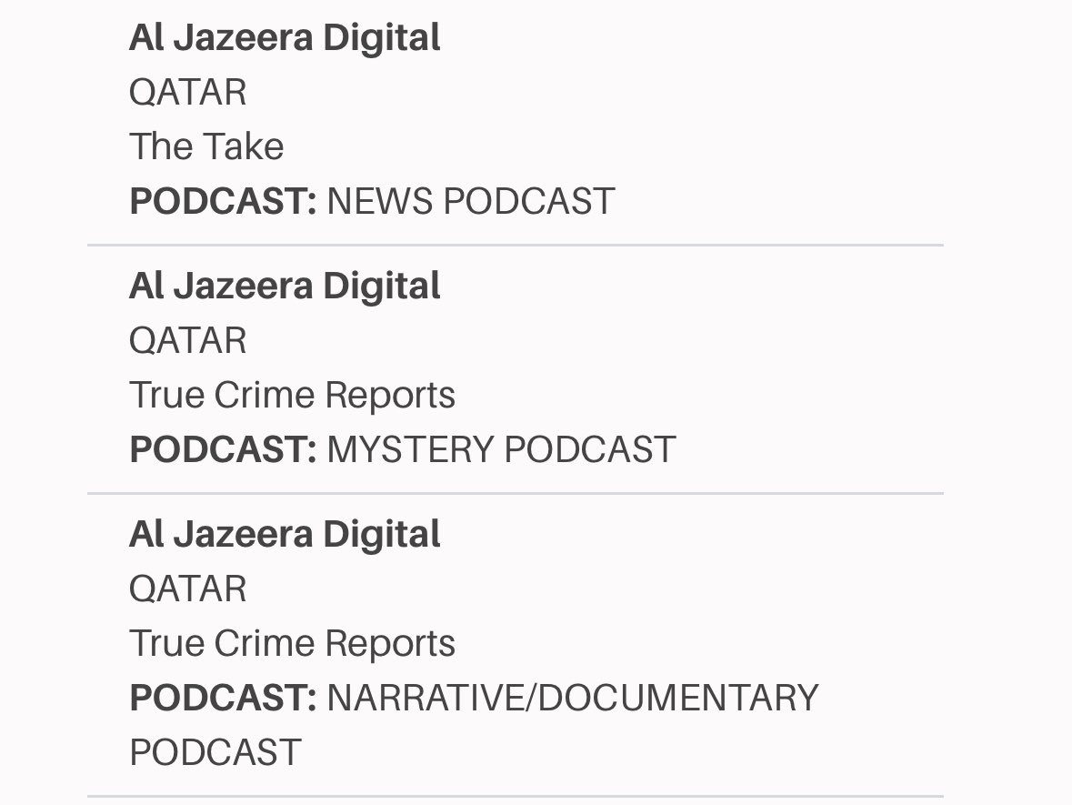 neyenrique's tweet photo. New episode of True Crime Reports is out today, check it out!

Also, we are excited and honored to be short-listed as Mystery Podcast and Narrative/Documentary Podcast for the @NYFRadioAwards 

https://t.co/f9sLmy1xe4 https://t.co/6TJbhAjWlG