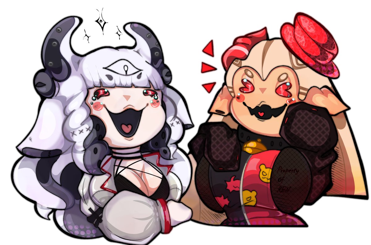 GOOD MORNING! 
♡Lil gift doodle of <a href="/CalamareiVT/">Calamarei 🐙🍥</a> done! ♡

they were so nice &amp; sweet I am glad they became new fwiend after the interview ( I am so thankful for the opportunity).They're such a vibe I fully reccomend you go love em! ♡

♡They deserve it! ♡(from yapper to yapper)