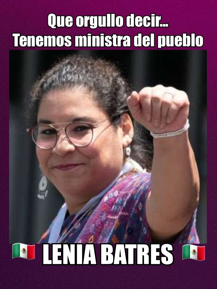 ndurancoronado's tweet photo. La ministra que más votos obtenga será la nueva presidenta de la SCJN.
YA SABEN POR QUIÉN VOTAR...👇🏼 https://t.co/mxZtHMf5pb