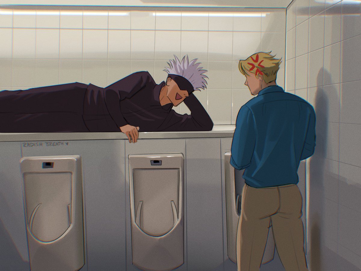 Pissing all by yourself, handsome?

#nanamikento #GojoSatoru #Gojo #nanago