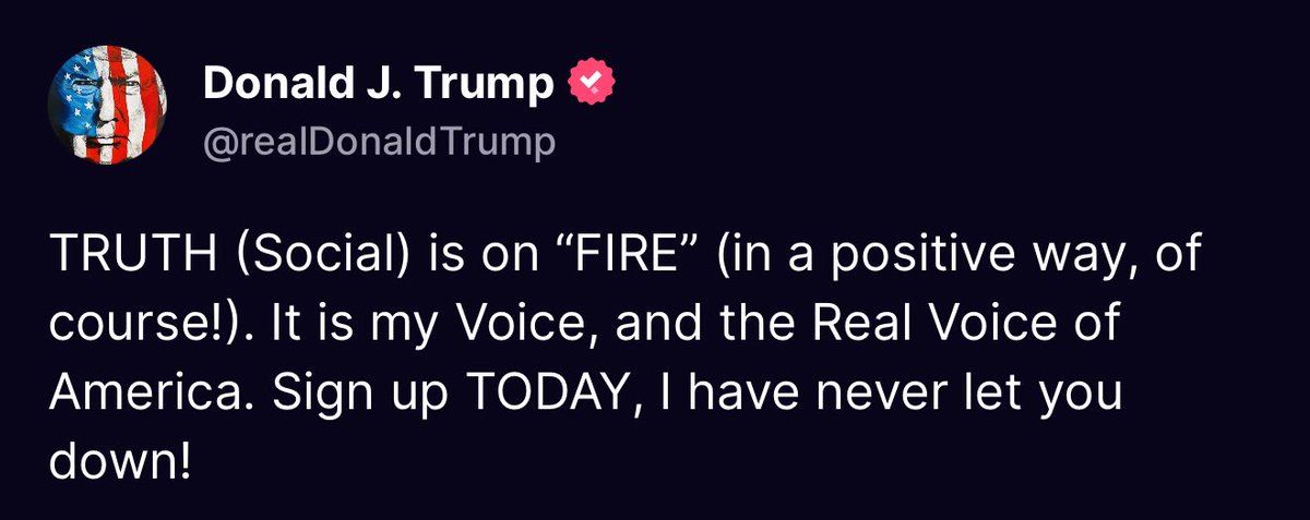 CADAmerican's tweet image. TRUTH SOCIAL!