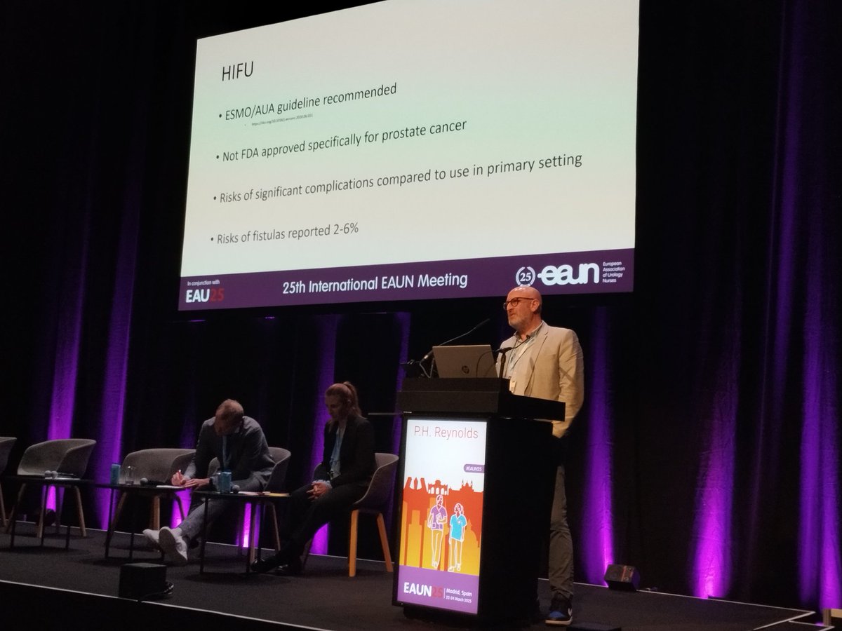 EAUNurses's tweet image. A great session regarding "Salvage therapy in localised recurrence of #prostatecancer "
#eaun25
#EAU25
@Uroweb