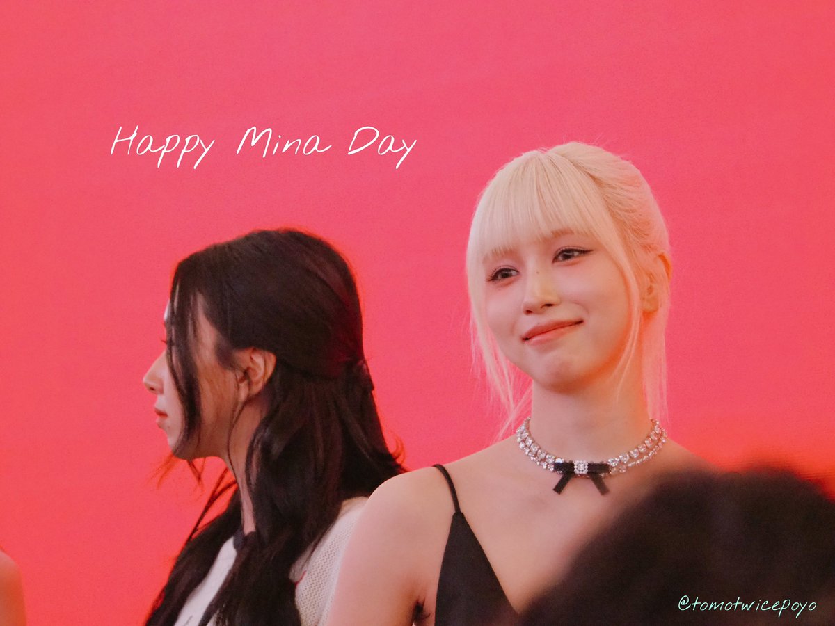 tomotwicepoyo's tweet image. 🍀~ H⃰a⃰p⃰p⃰y⃰ M⃰i⃰n⃰a⃰ D⃰a⃰y⃰ ~🍀
みなちゃんお誕生日おめでとう🎂💗💗
みなちゃんがずっと健康で楽しく幸せに🫶🏻
大好きな人たちと過ごせますように...✨✨
#TWICE #MINA
#처음부터지금까지언제나묘이
#미나로_시작하는_원스의봄
#SpringComesWithMina
#HappyMINAday
@JYPETWICE