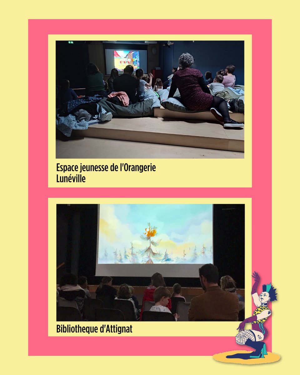 lafeteducourt's tweet photo. ✨LA FÊTE : JOUR 4 ✨
Pour ce quatrième jour de Fête, des ateliers partout en France, des projections, un ciné-concert...
Ne manquez pas les événements organisés près de chez vous : https://t.co/aLH8bvoTFr
#fdcm #fdcm2025 #lafeteducourt #courtmetrage https://t.co/gtfmYEV8tZ