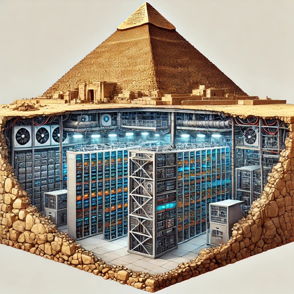 🚨BREAKING🚨
Massive GPU cluster discovered under Pyramid of Giza, containing over 250,000 GPUs. How did they get there?