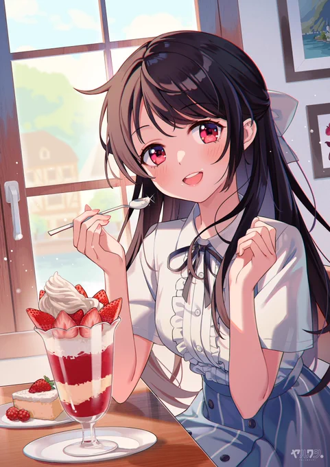 いちごパフェ 
