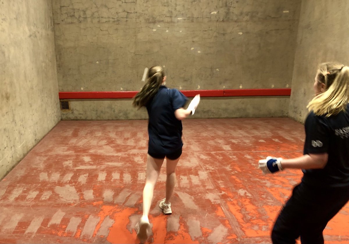 A pleasure to host the National schoolgirls’ Fives today. Well done the formidable five who represented MC.