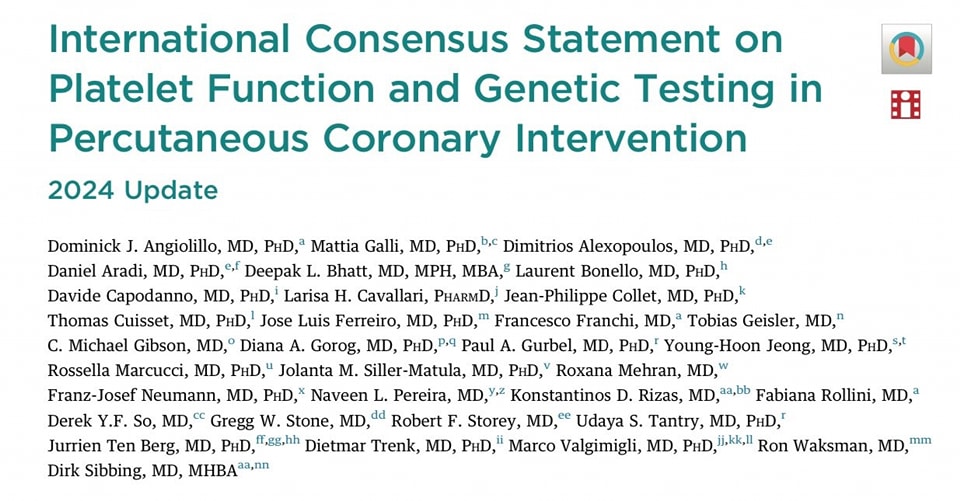 ZHeart11768530's tweet photo. 🔴International Consensus Statement on Platelet Function and Genetic Testing in PCI: 2024 Update⤵️State-Of-The-Art #2024Review

🔹https://t.co/jVgPLIDp5Y
#P2Y12i #PrecisionMedicine #cvGenetics
 #Cardiology #FOAMed #MedEd #medstudent #paramedic #Cardiology #CardioEd https://t.co/A0zwIot1Pv