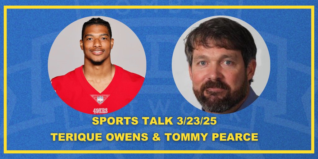 BombersRadioNet's tweet image. Another edition of #Sportstalk hits the air tonight!
Tommy Mauro hosts as @ParkerHSports and @TobiahZboray talk with NFL Wide Receiver @TeriqueOwens while @DevonJarvis_ speaks with @ithacamlax head coach Tommy Pearce.
Tune in tonight only at 6:30 on @WICB