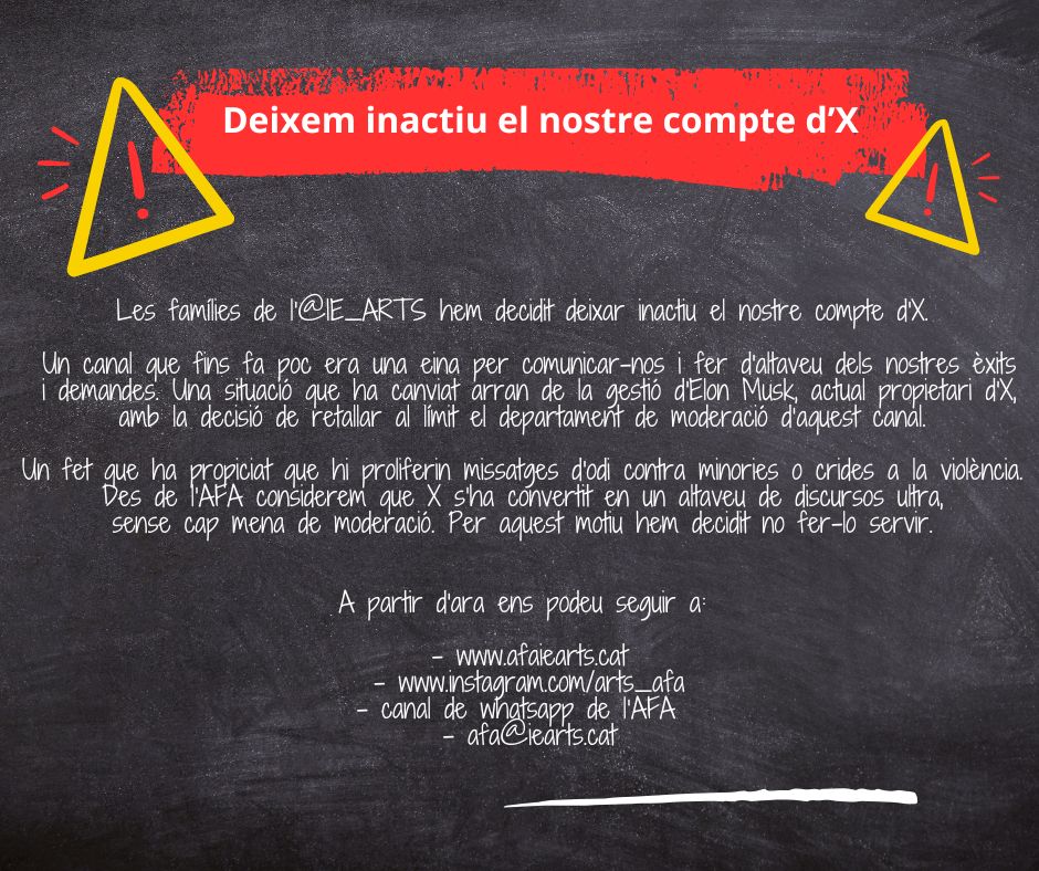 AFA ARTS Institut Escola tweet media
