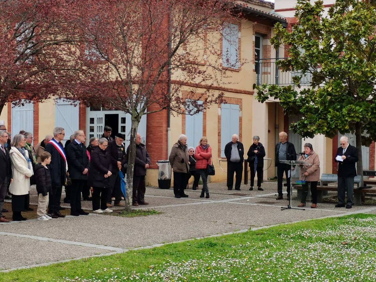 MCFarcy's tweet image. Ce jour, L’Association républicaine des anciens combattants (ARAC), les élus de #Launaguet et les citoyens ont honoré la mémoire des victimes civiles et militaires de la guerre d'Algérie et des combats en Tunisie et au Maroc
19 mars 2025. 
#19mars #jemesouviens