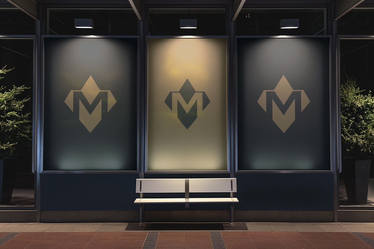 AzmirSm's tweet image. M gold logo by Md Azmir  dribbble.com/shots/25810935…