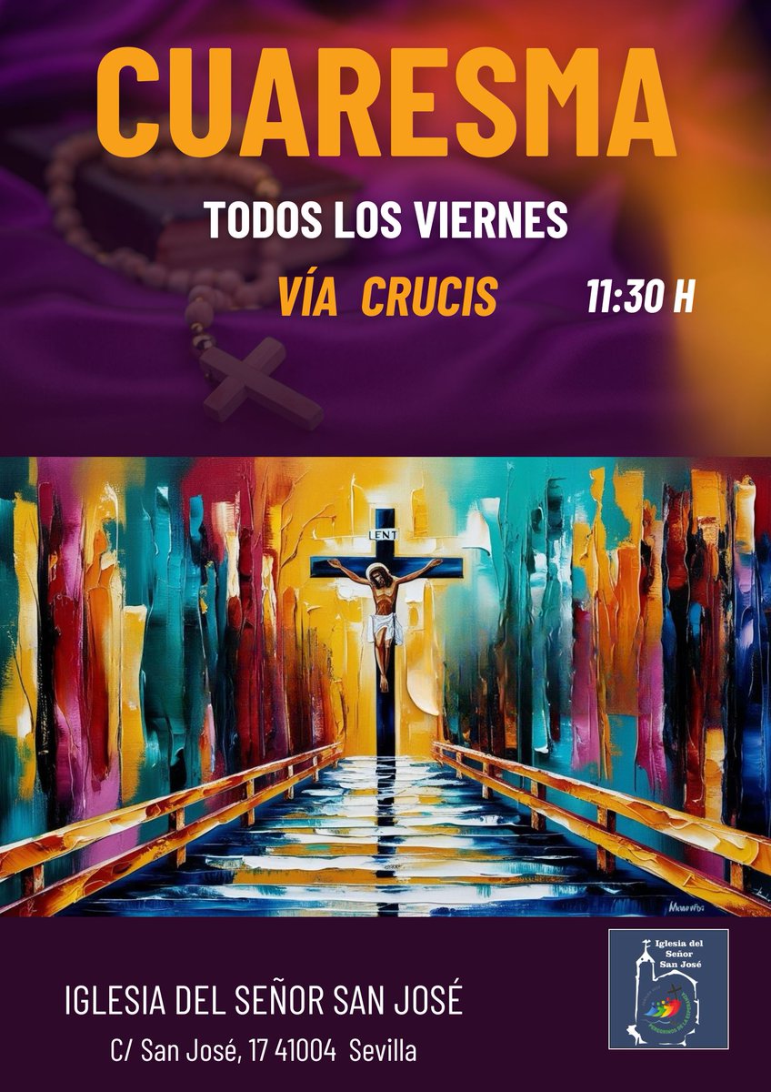 iglsrsanjose's tweet photo. En Cuaresma todos los viernes: Vi Crucis en la Iglesia del Señor San José

#víacrucis #cuaresma #cuaresma2025 #iglesiadelseñorsanjosé https://t.co/ZAur5Hn18E