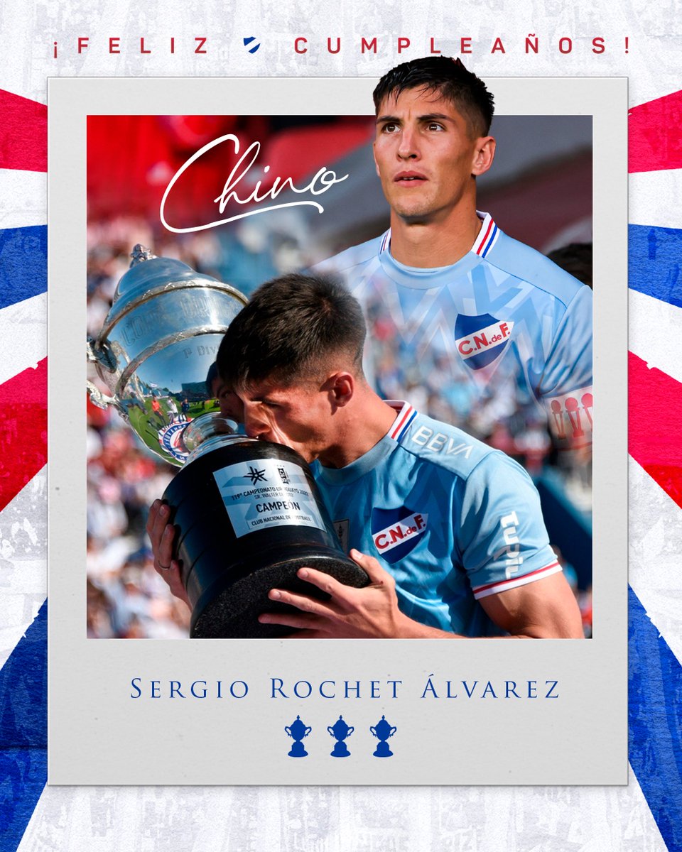 🥳 ¡Feliz cumpleaños, “Chino”! 🧤

🏆🏆🏆 Tricampeón Uruguayo

🔒 Máximo invicto de imbatibilidad de un arquero Uruguayo en toda la historia

💬 Dejale tu saludo
