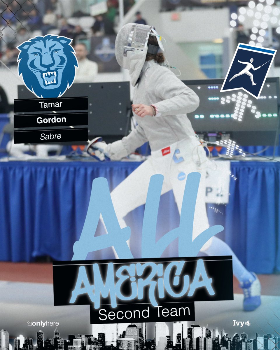 Starting the day with ✌️All-Americans in women’s sabre!!!

#RoarLionRoar 🦁 // #OnlyHere 🗽
