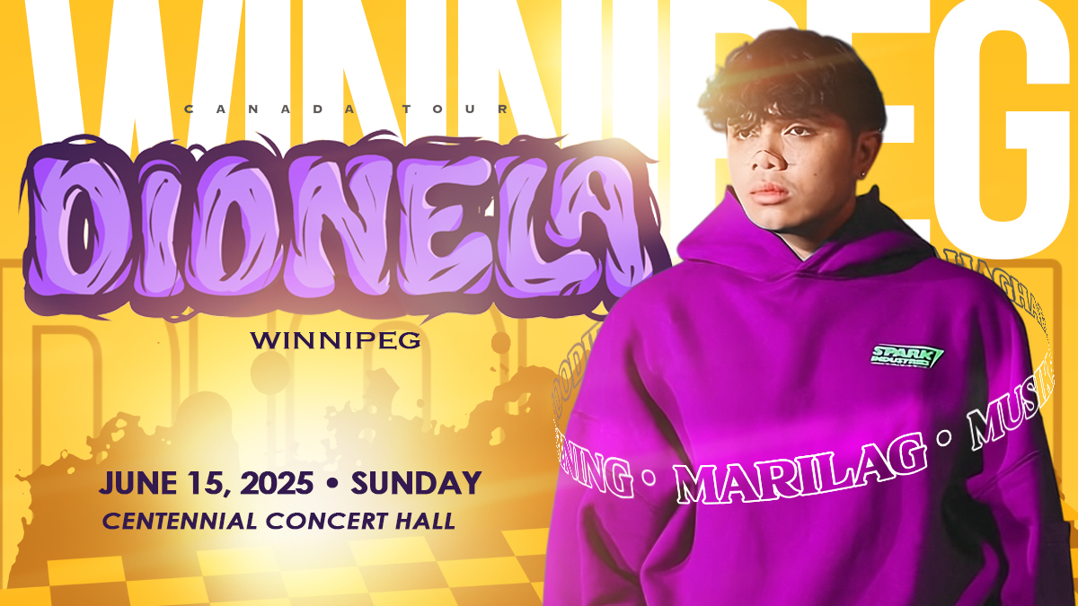 Just Announced 📢 Dionela The Grace World Tour stops in Winnipeg on June 15, tickets on sale now at centennialconcerthall.com