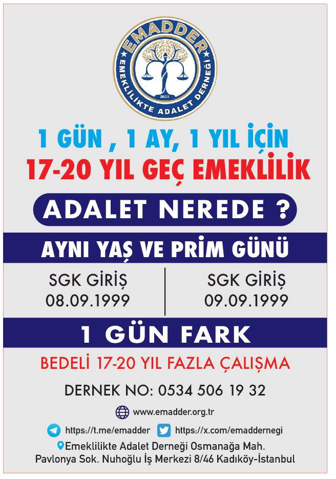 Bizler Bu Adaletsizliğin Biran Önce Son Bulmasını Bekliyoruz
#KademeHemenYasalaşmalı