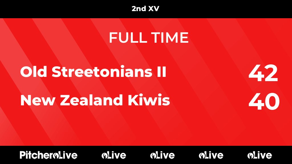 FULL TIME: Old Streetonians II 42 - 40 New Zealand Kiwis
#OLDNEW #Pitchero
pitchero.com/clubs/oldstree…