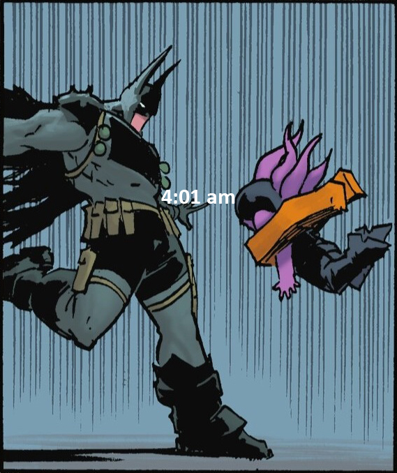 Ssnyder1835's tweet photo. Absolute Batman morning routine https://t.co/fiO6gXQrx3