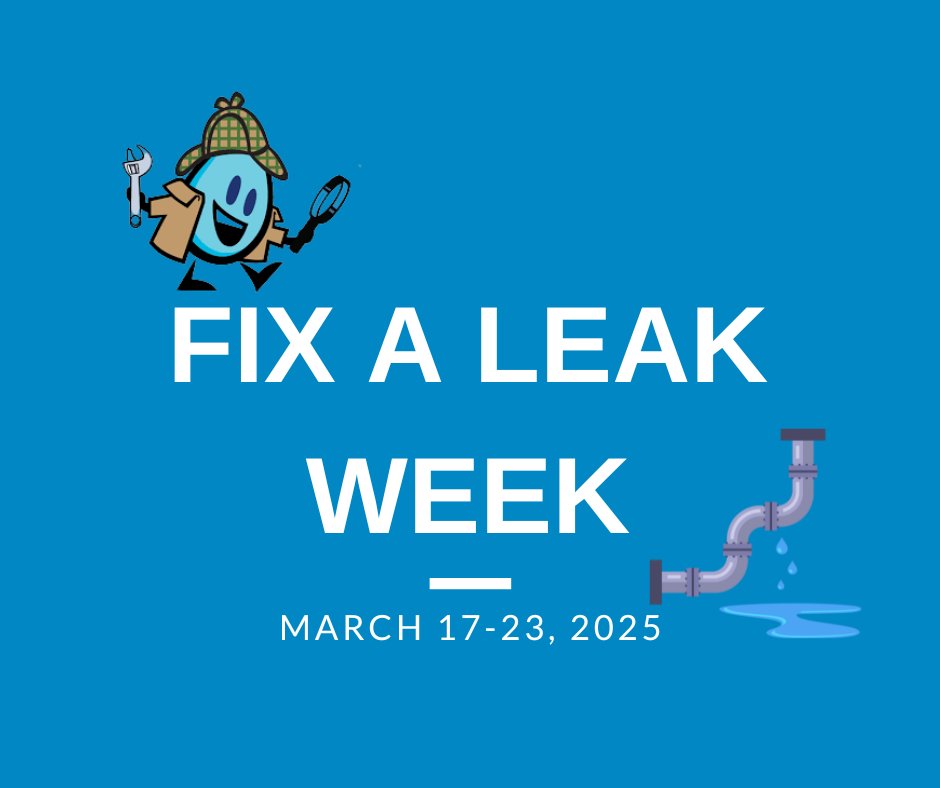 GreenfieldUtil1's tweet image. #FixALeakWeek is a reminder to check for surface leaks and inspect pipe fittings and faucet gaskets.  Fixing these leaks can help homeowners reduce their water usage and save on their water bill.