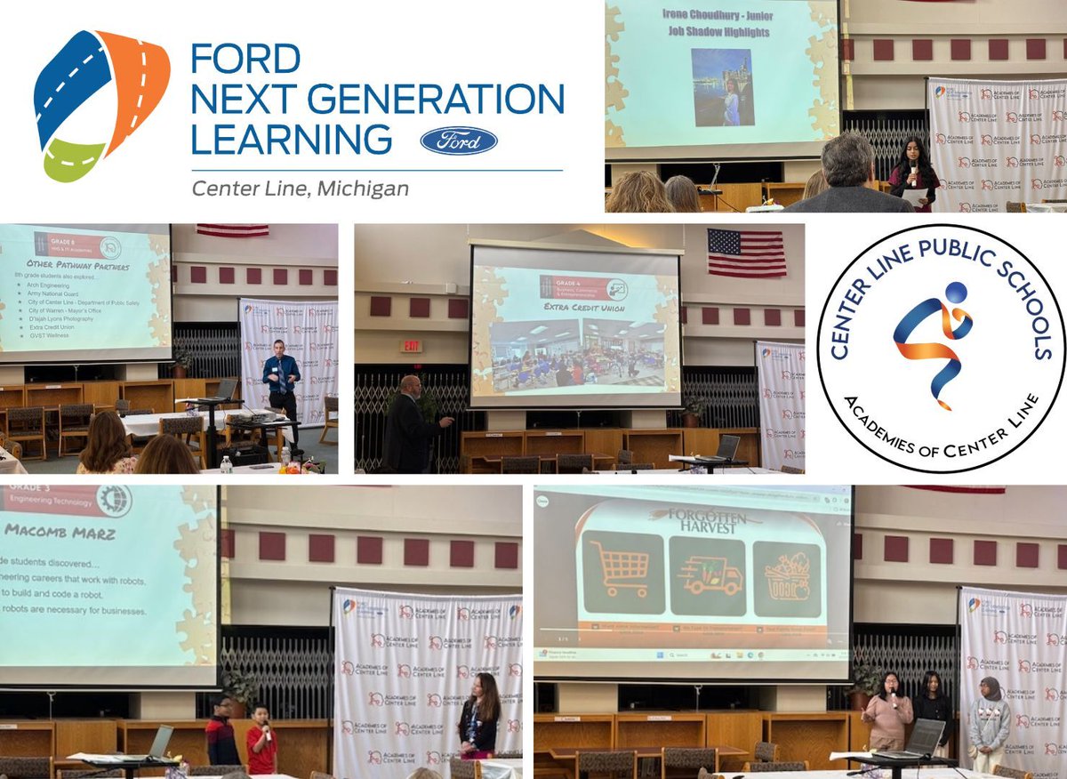 The Academies of Center Line's Steering Committee received its mid-year update on our tactical plans and our K-12 implementation of the Academy approach from students and staff.  #DiscoverExploreExperience