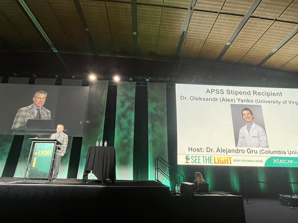 Anne Mills (@annemillsmd) on Twitter photo Congratulations to #UVAPath trainee Dr. Alex Yanko on winning the <a href="/PurdyStout/">Arthur Purdy Stout Society</a> Travel Award for his upcoming work with <a href="/alegru18/">Alejandro Gru (Ale)</a>! Well-deserved. #USCAP2025 Congratulations to #UVAPath trainee Dr. Alex Yanko on winning the <a href="/PurdyStout/">Arthur Purdy Stout Society</a> Travel Award for his upcoming work with <a href="/alegru18/">Alejandro Gru (Ale)</a>! Well-deserved. #USCAP2025