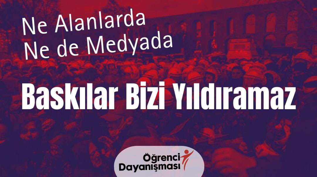 Savcılık ifadeleri biten 50 kişiden aralarında bir arkadaşımızın da bulunduğu 20 kişi tutuklama talebiyle mahkemeye sevk edildi. 

Mücadelemiz adliyelerinize sığmaz! 

#GözaltılarSerbestBırakılsın