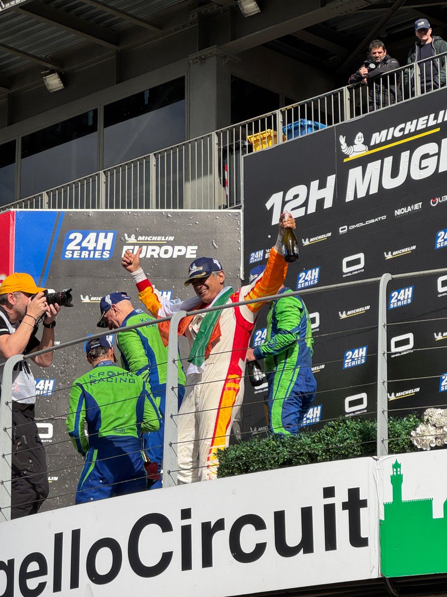 Akracingoffl's tweet photo. That's another podium for Ajith Kumar Racing in Europe for the @24hseries 12h of Mugello
P3 in the 992 AM category for our 3 lions
Next stop Spa-Francorchamps in Belgium for the 12h of Spa https://t.co/fOHl8fsBzK