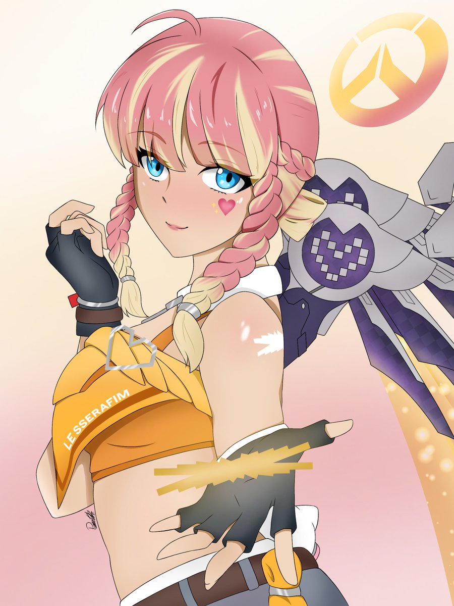 FEARLESS Mercy (<a href="/PlayOverwatch/">Overwatch</a> X <a href="/le_sserafim/">LE SSERAFIM</a> Collab)
-
-
This drawing is made by me, if you post it give me creddits
-
-
#Overwatch #Overwatch2 #OverwatchFanart #Mercy  #angelaziegler #LESSERAFIM #LESSERAFIMxOVERWATCH2 #LE_SSERAFIM #fanart #crazy #OW2 #ow #mercyoverwatch