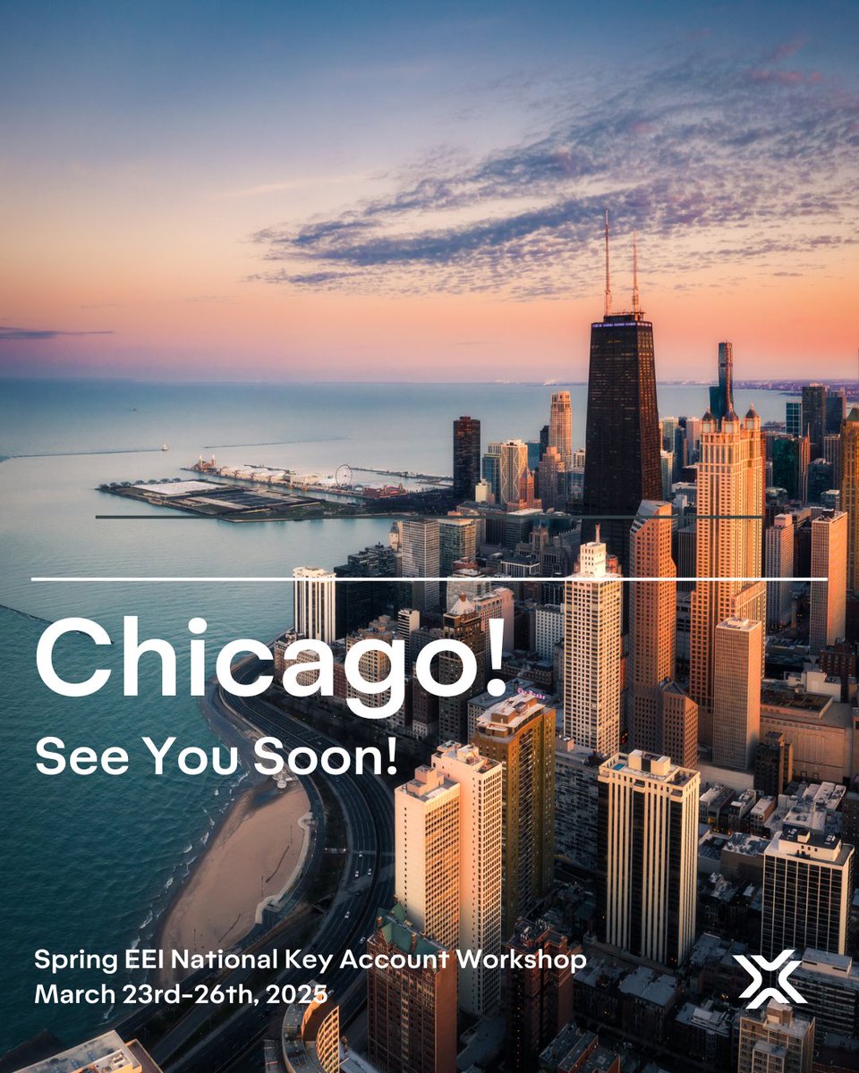 Next stop, Chicago!

GridX #cleanenergycatalysts want to connect with you at the Spring EEI National Key Account Workshop March 23-26. Stop by booth 216 to see us!