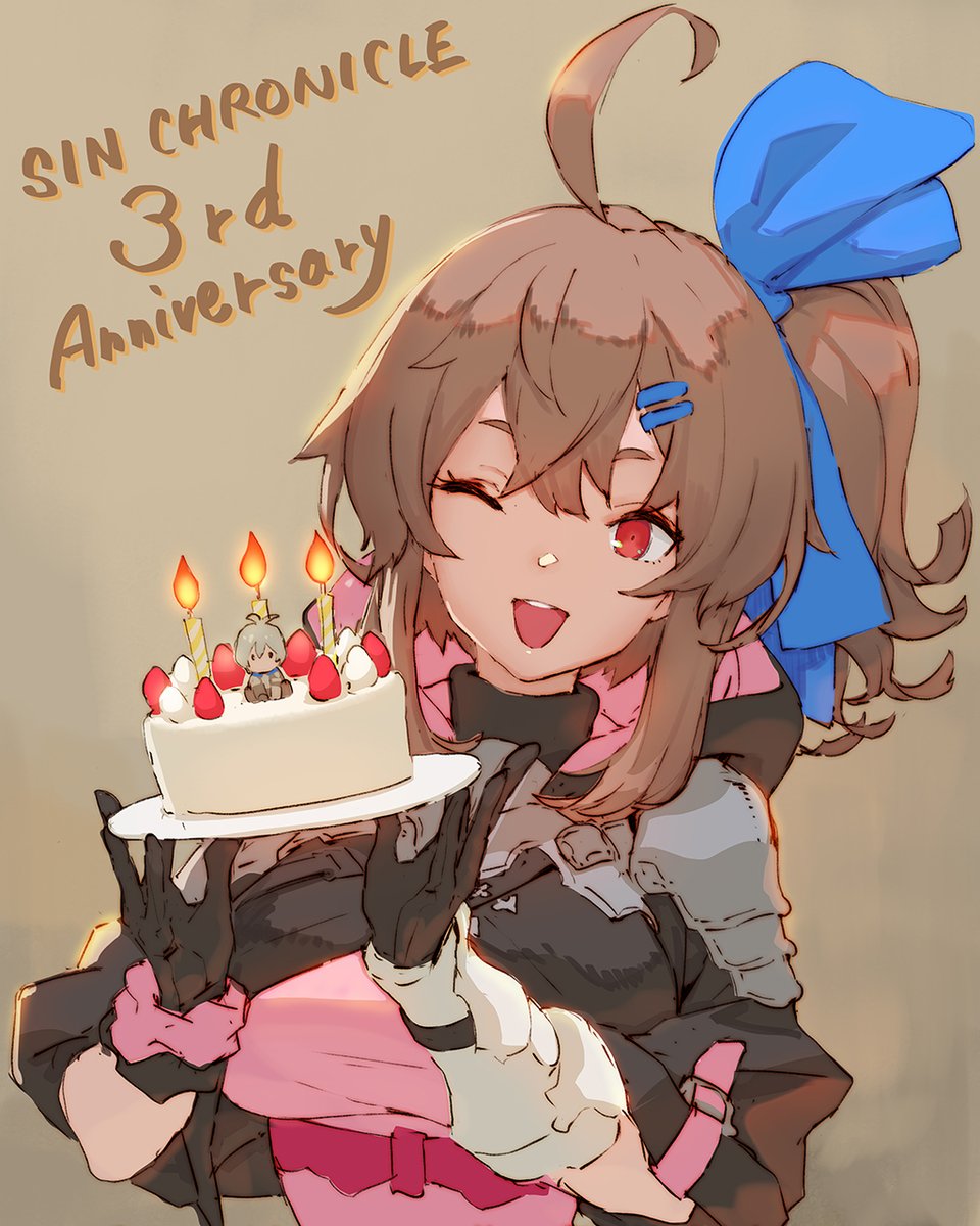 ３周年ありがと～
周年のおかげで少し浮上…結局間に合わなかったけどね！
#シンクロニクル 
#シンクログ