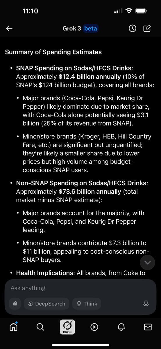 emptyrantAdrian's tweet image. Taxpayers fund a $12.4B soda habit via SNAP—10% of the $124B program goes to HFCS drinks like Coke, Pepsi, Dr Pepper, even Kroger brands. Meanwhile, obesity costs $173B yearly. Why are we subsidizing junk food for all brands when 72% of SNAP users are on Medicaid? #SNAPreform