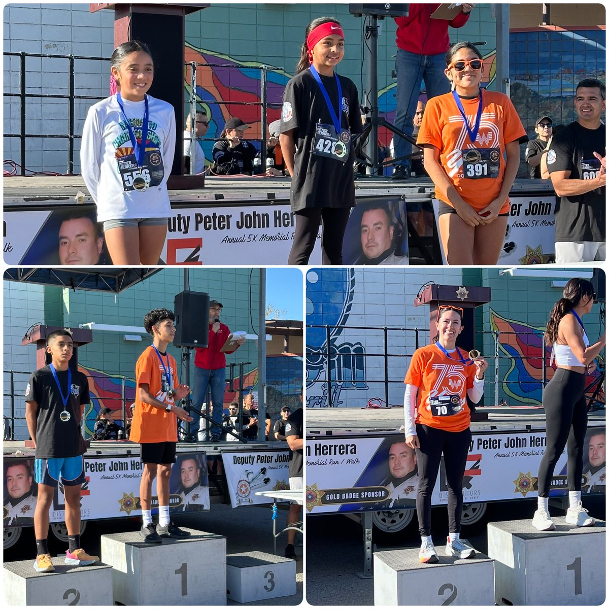 Bianca Gutierrez (@bgutierrez_ems) on Twitter photo This morning we had our Eagles up & running at the Deputy Herrera Memorial Run 🏃🏽🏃🏻♀️🏃🏻♂️💨
Thank you Sgt. Vela & <a href="/Whataburger/">Whataburger®</a> for sponsoring our run! #WeAreEnsor #5K <a href="/Ensor_MS/">Stephen Fernandez</a> This morning we had our Eagles up & running at the Deputy Herrera Memorial Run 🏃🏽🏃🏻♀️🏃🏻♂️💨
Thank you Sgt. Vela & <a href="/Whataburger/">Whataburger®</a> for sponsoring our run! #WeAreEnsor #5K <a href="/Ensor_MS/">Stephen Fernandez</a>