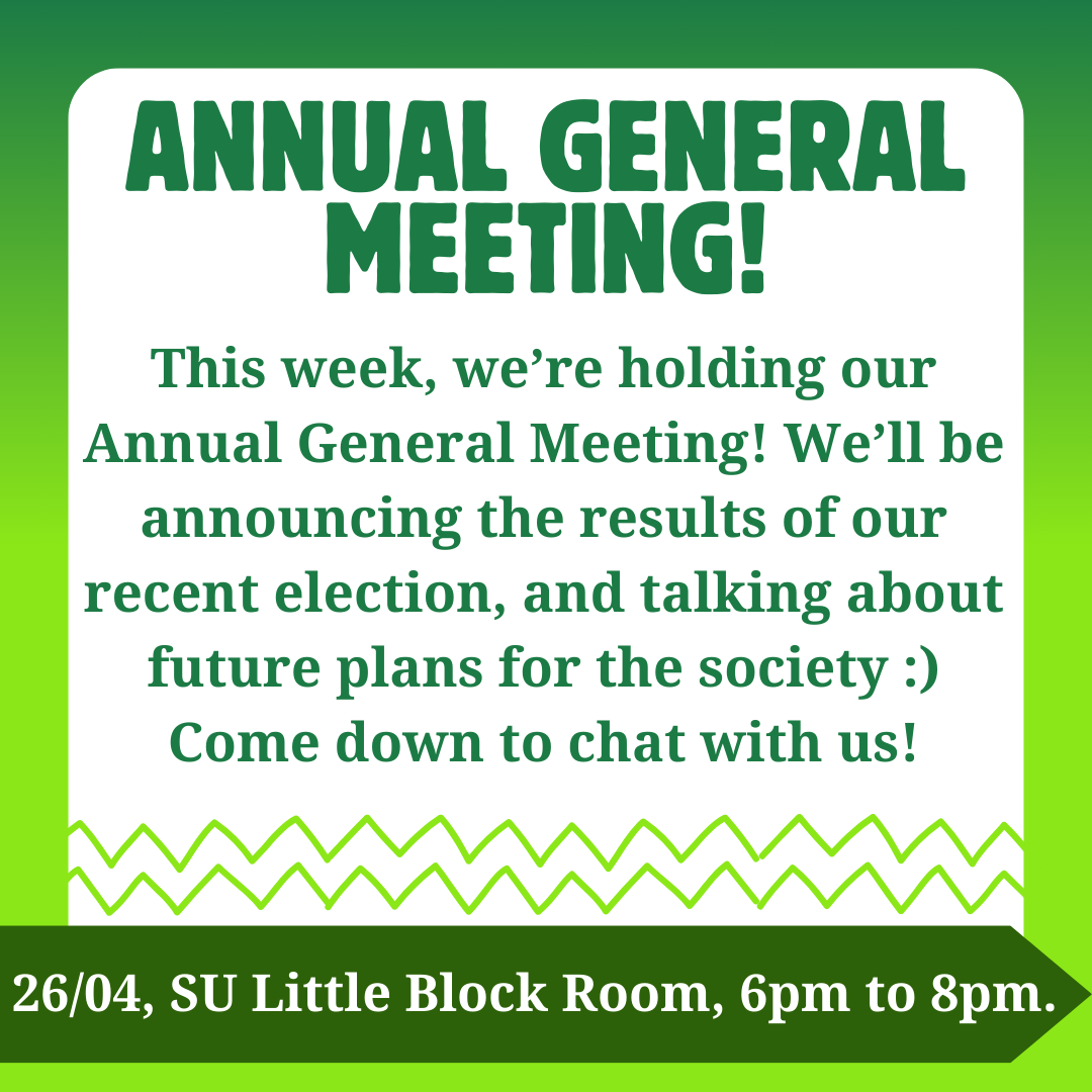 qubpridesoc's tweet photo. AGM post! Come talk to us! https://t.co/4mohRMfHdc