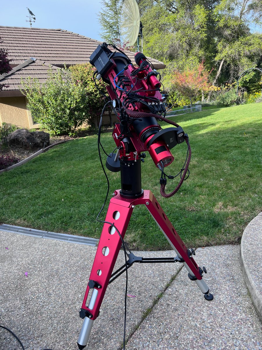 Rosette Nebula in SHO. WO Cat 91. 10 hours of subs over 4 nights.