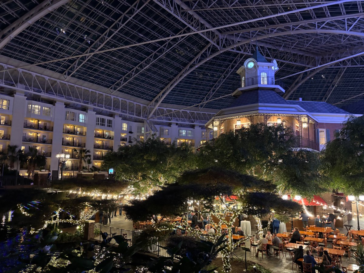 Cheesecake Factory, watching Michigan win again in the Fuse restaurant and being surrounded by Michigan fans, and staying in the Gaylord Opryland resort not a bad second day to vacation. Trying to savor every minute because they are growing up too fast!!!