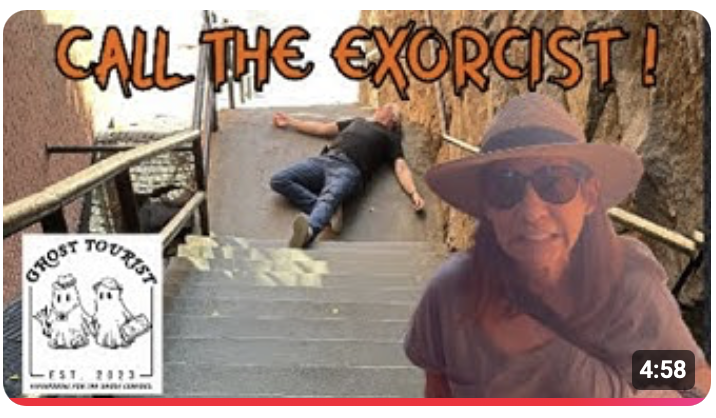The Exorcist. Scariest movie ever. The Exorcist Stairs. Scariest stairway oriented visit by Ghost Tourist ever.

youtube.com/watch?v=8c3QmM…

Link in bio.