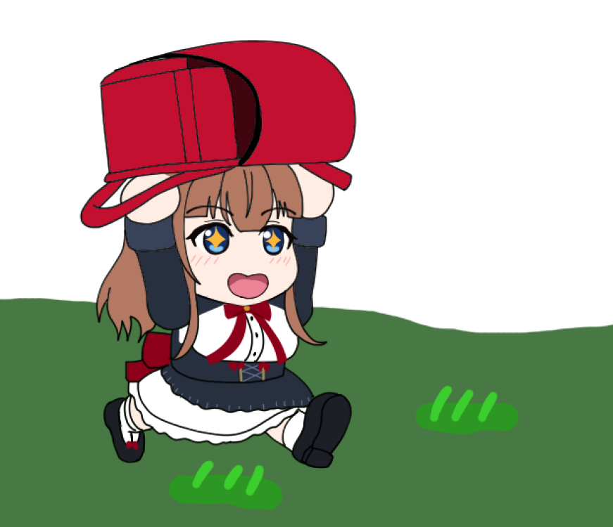 エッホエッホ「エッホエッホ 女児なめめめちゃんにランドセル届けなきゃエッホエッホ #ちぇり絵 」|午後めろ＠イクさん🍒🐜💘のイラスト