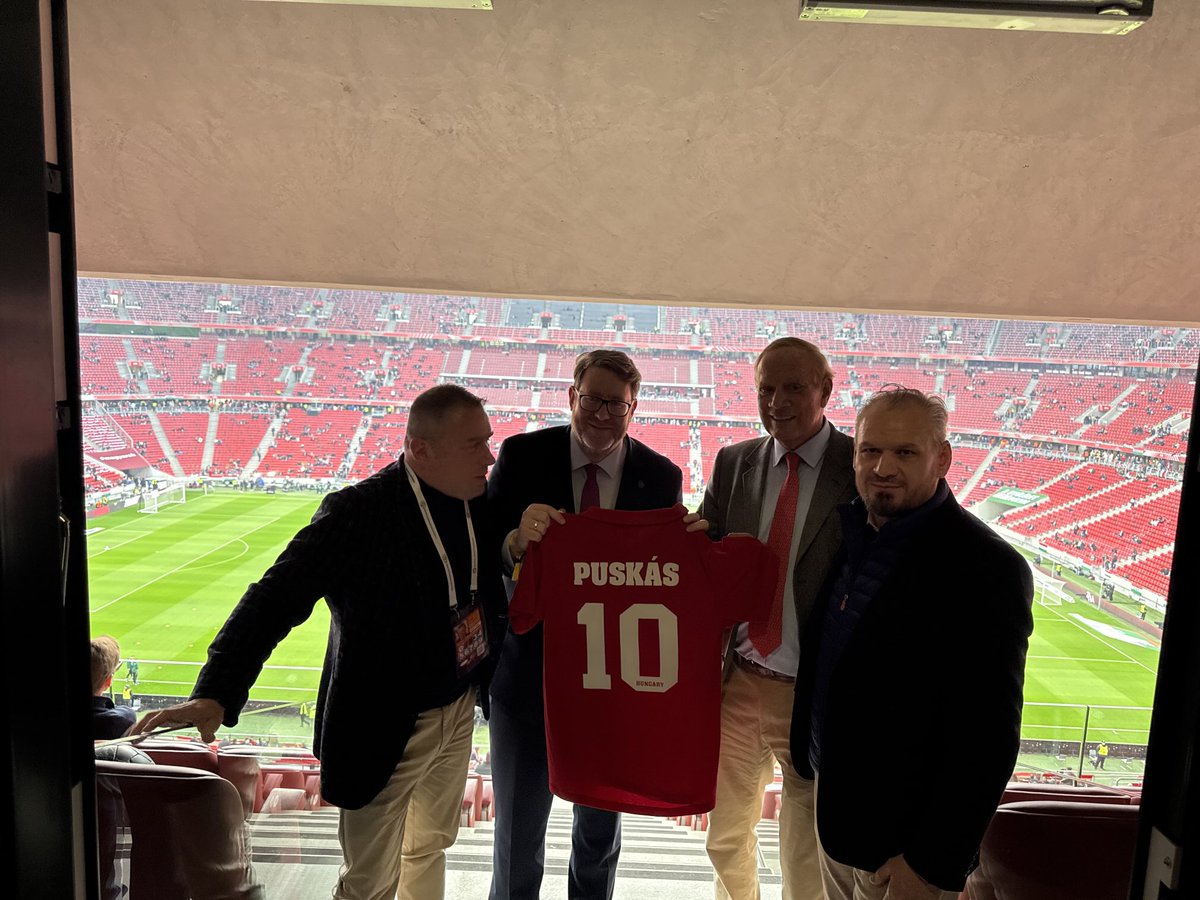 George E. Pataki (@governorpataki) on Twitter photo Great being with my good friends <a href="/_SzabolcsTakacs/">Szabolcs Takács</a> and György Szöllősi <a href="/JoshEisenNY/">Josh Eisen</a> tonight to watch Hungary vs Turkey in Budapest. Great being with my good friends <a href="/_SzabolcsTakacs/">Szabolcs Takács</a> and György Szöllősi <a href="/JoshEisenNY/">Josh Eisen</a> tonight to watch Hungary vs Turkey in Budapest.