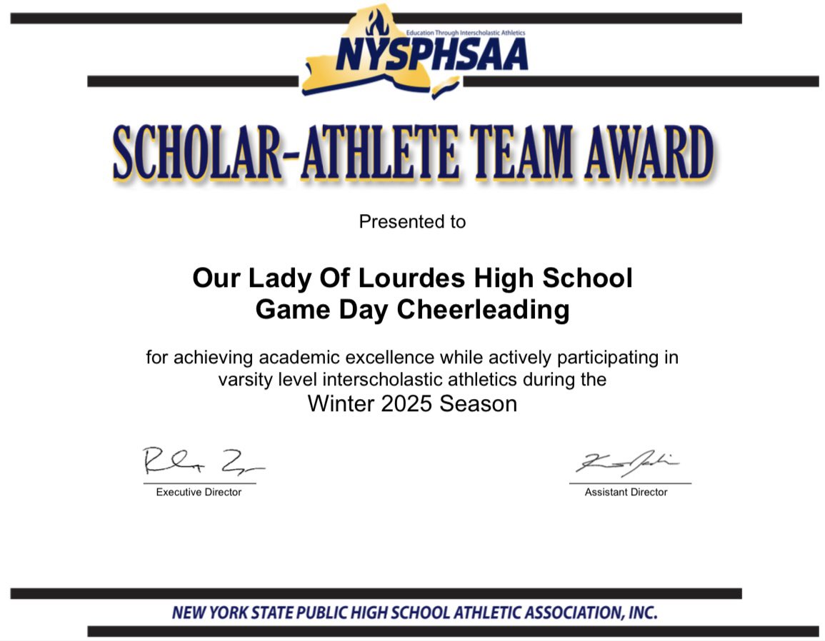 Our Lady of Lourdes Athletics tweet media