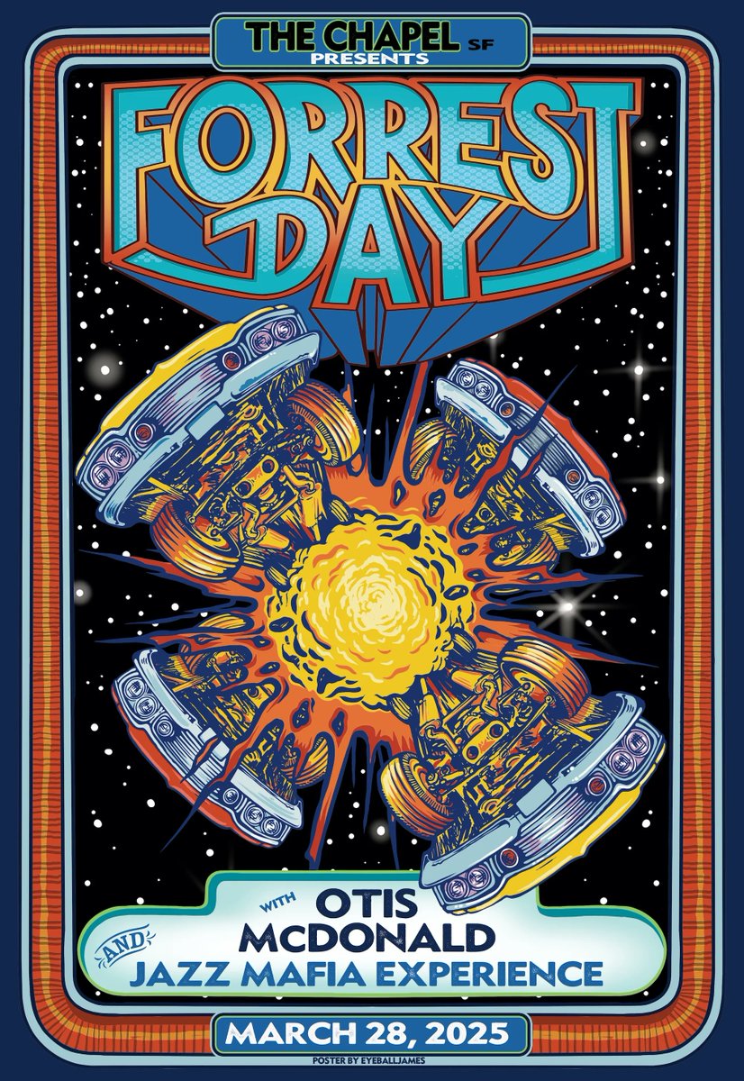 💥Follow us &amp; Retweet for a chance to win a pair of tickets to see <a href="/ForrestDay/">Forrest Day</a> w/ Otis McDonald (<a href="/OtisMacMusic/">Otis McDonald</a>) &amp; <a href="/jazzmafia/">Jazz Mafia</a> at <a href="/TheChapelSF/">The Chapel</a> on Friday, March 28th!