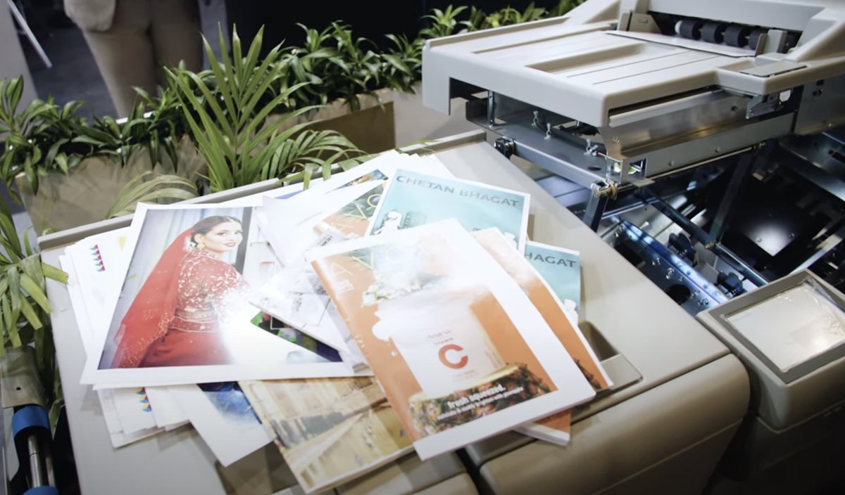 MorganaSys's tweet photo. #Print &amp; #DigitalPrint: At the recent #Printpack India 2025 Wayne Beckett caught up with Ray Hillhouse, VP of Sales and Marketing at Plockmatic, as he discusses the evolving landscape of print finishing in India. Video here: https://t.co/I8Fqm8YYxw https://t.co/rGrZlcdRKK