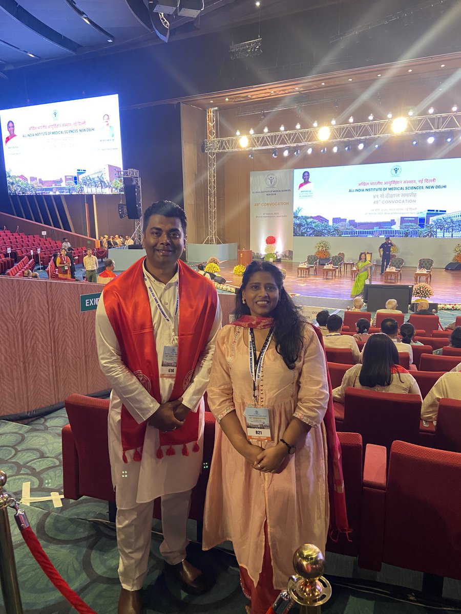 🎓 Attended the 49th AIIMS Convocation.
🔍 The Dream vs. The Reality
PhD holders dream of advancing science, mentoring students &amp; contributing to research. Instead, we get:
❌ Limited positions
❌ Shrinking funding
❌ Arbitrary age limits on scientist roles (32!)