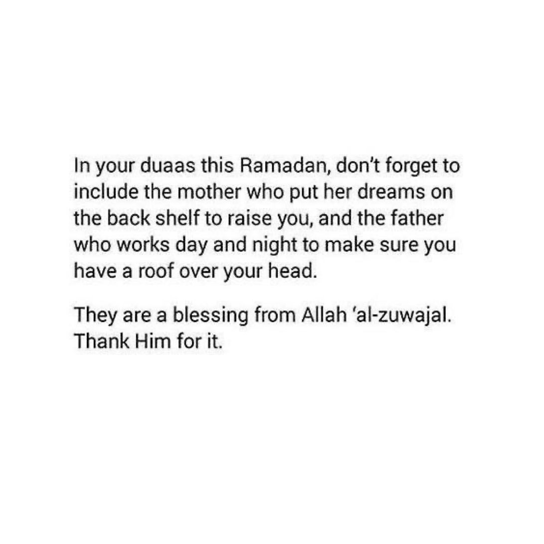 ABroNextDoor's tweet photo. Remember to keep your beloved parents in your duā’s this Ramadan 🤲🏽🤍 https://t.co/hFzVjjSFta